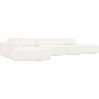 Pohovka Micadoni Bouclé rohová pohovka Jodie 342 cm, levá