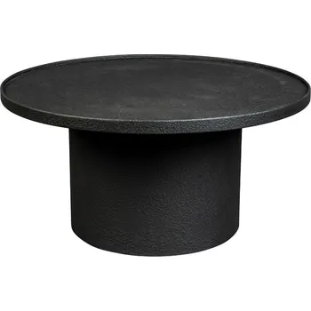Konferenční stolek Černý kovový kulatý konferenční stolek DUTCHBONE WINSTON 70 cm