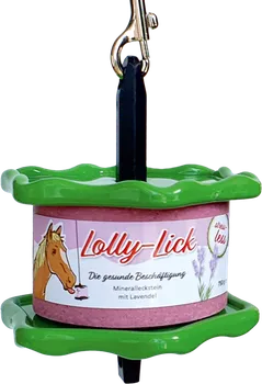 solný liz S.I.N. Hellas Lolly-Lick lízátko pro koně jablko 750 g