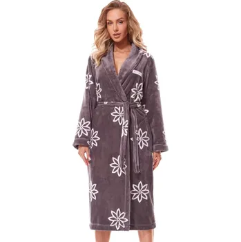 Dámský župan Dámský župan Fleur DL onyx L&L