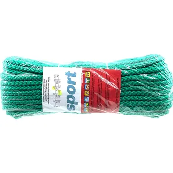 Železářství Lanex Polypropylenová šňůra pletená bez jádra barevná 20m 6mm 6 mm