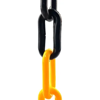 Řetěz EU SELECT Plastový řetěz černo/žlutá 6mm 6 mm