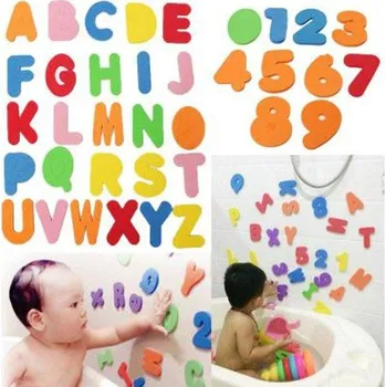 Pěnové vodní hračky | vodolepky do vany, 36 ks