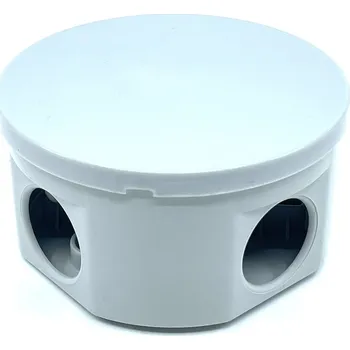 Elektroinstalační krabice Tracon electric Nadomítková instalační krabice se samoupínací víčkem IP44 85x45mm 85×45mm