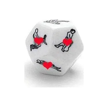 Erotická hra | hrací kostka s polohami, 12 stran