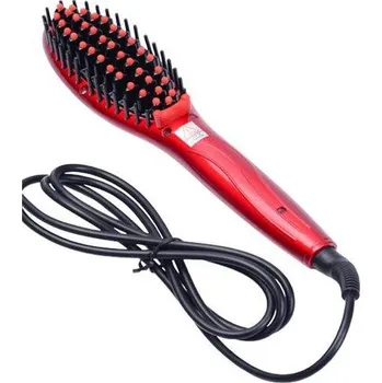 Péče o vlasy Žehlící kartáč | žehlící hřeben na vlasy - více barev - Červená,130 cm