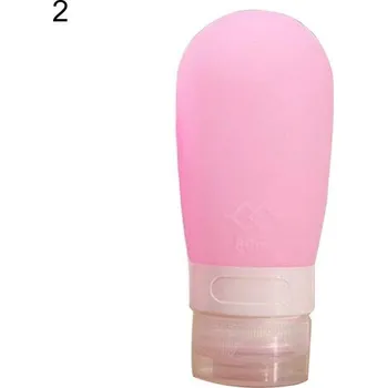 Cestovní lahvičky na kosmetiku | cestovní sada kosmetiky, 38-80 ml - Růžová,80ml