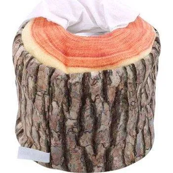 Originální box na kapesníky | obal na papírové kapesníky, styl pařez