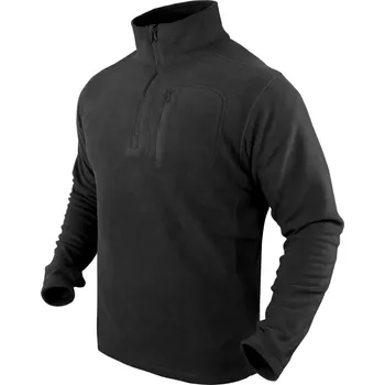Pánská mikina CONDOR® Mikina CONDOR® QUARTER ZIP PULLOVER černá