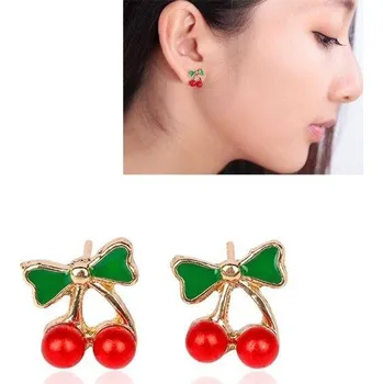 Náušnice Dámské náušnice | originální náušnice, styl třešničky - 1 pár
