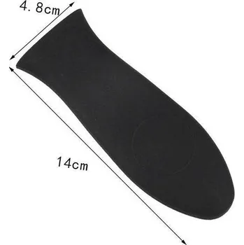 Pánev Vychytávka na vaření | silikonový držák na pánev - černá rukojeť