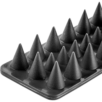 Odpuzovač zvířat ALDOTRADE Hroty ochranné proti ptákům holubům PE 4,5x50cm - Šedá