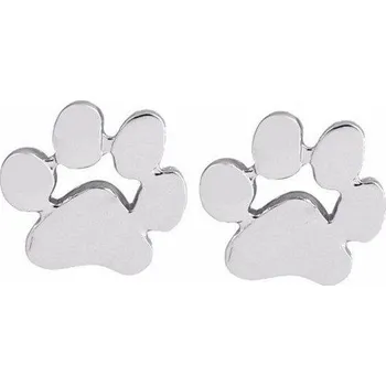 Náušnice Náušnice tlapky | dámské náušnice, 1 pár - Stříbrná