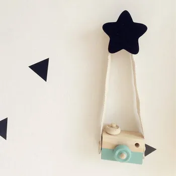 Věšák Dřevěný háček na zeď | věšák na stěnu - Hvězdička