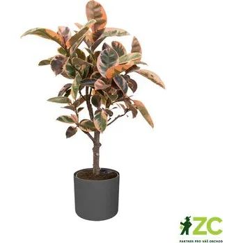 Obal na květináč Obal B.For Soft Round - antracit 35 cm