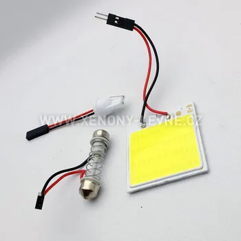 LED osvětlení High power COB LED panel 35x40 mm s adaptérem pro sufitku 31 - 44mm (LED panel High power COB 1ks s adaptérem pro sufitku 31-44mm)