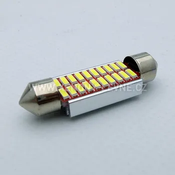 Autožárovka CAN-BUS sufitka bílá - Super Light, 20 SMD LED, 39mm, 1ks (LED sufitka bílá - Super Light)