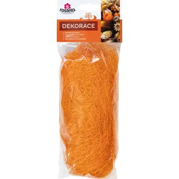 Svíčka Sisálové vlákno Rosteto 30 g zlatooranžové