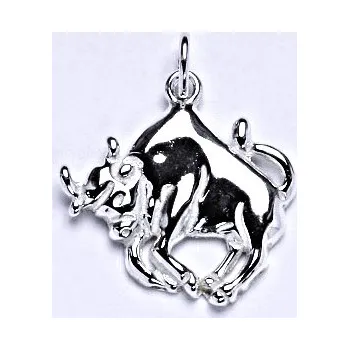 Přívěsek Stříbrný přívěsek měsíční znamení býk - P982 (Stříbrný přívěsek znamení býk)