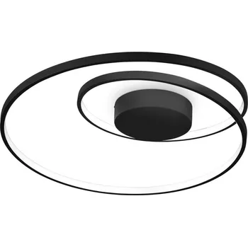 LED Stropní přisazené svítidlo Ideal Lux OZ PL NERO 269412 49W 5000lm 3000K IP20 60cm černé