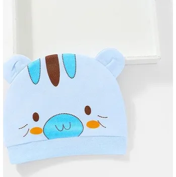 Pokrývka hlavy Dětská čepice se zvířátkem a oušky, pro novorozence - modrá 4