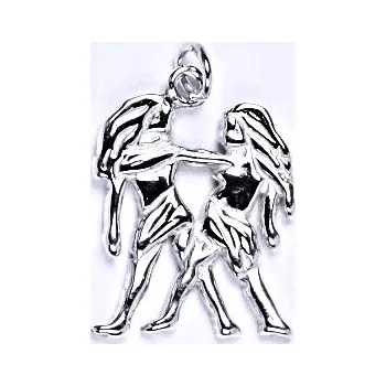 Přívěsek Stříbrný přívěsek měsíční znamení blíženci - P982 (Stříbrný přívěsek znamení blíženci)