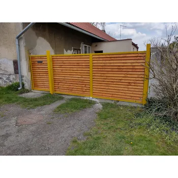 brána HTI Vrata s brankou (dvoukřídlá) VBDR1