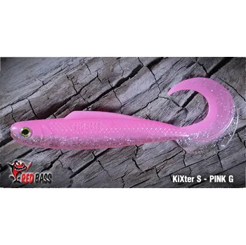 Umělá nástraha Twister Redbass Kixter S 70 mm Pink G UV