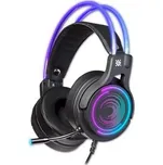 Defender Cosmo Pro RGB, herní sluchátka s mikrofonem, ovládání hlasitosti, černá, 7.1 (vir (64536)