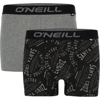 Sada pánského spodního prádla ONeill O'Neill pánské boxerky vzorované šedé2ks Velikost: S