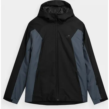 Pánská větrovka 4F 4FAW23TTJAM306 DEEP BLACK Pánská lyžařská bunda US L