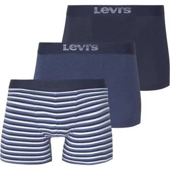 Boxerky Levi´s pánské boxerky 3 kusy v dárkové krabičce 37149-0900 Modrá M