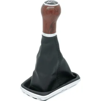 Řadicí páka s manžetou VW Golf IV Bora I 5-rychl dřevo chrom