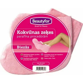 Péče o ruce Bavlněné ponožky na kosmetický parafín 2 kusy