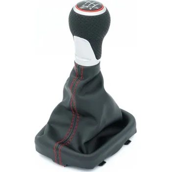 Řadicí páka s manžetou AUDI A3 (8P1) 6-rychl červená nit