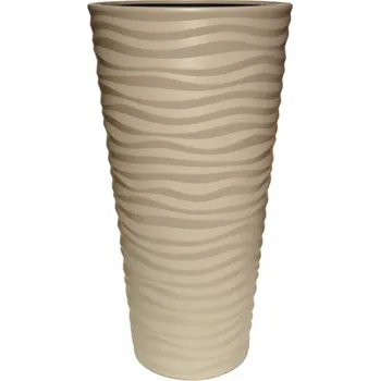 Květináč Květináč SAHARA SLIM LATTÉ 30 x 56 cm