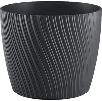 Květináč Květináč MIKA ECO ANTRACIT 23 cm