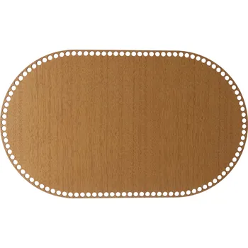 Dřevěné dno/víko na košík - ovál dub Zvolte variantu: 15x10 cm