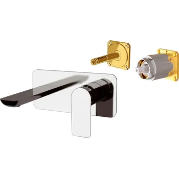 Vodovodní baterie Hopa Arno Podomítková umyvadlová baterie, nikl broušený, BAREI15KB08