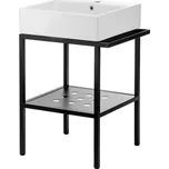 Umyvadlový set Deante TEMISTO CDTS6U5S bílá/černá