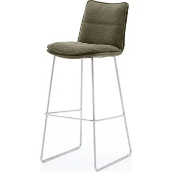 Barová židle Barová otočná židle HAMPTON 2 olive