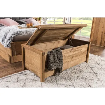 Komoda Truhla z dubového masivu BOX dub přírodní 85x45