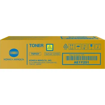Konica Minolta TNP93Y AE1Y251 žlutý (yellow) originální toner