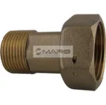 Šroubení plombovací pro vodoměry 1/2" s převlečnou maticí 3/4", 50600012