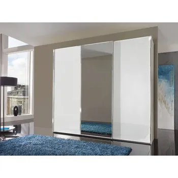 Šatní skříň Šatní skříň se zrcadlem MALIBU alpská bílá