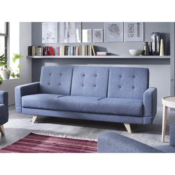 Pohovka Rozkládací pohovka s úložným prostorem SOLANO pohovka bez čalounění zadní části