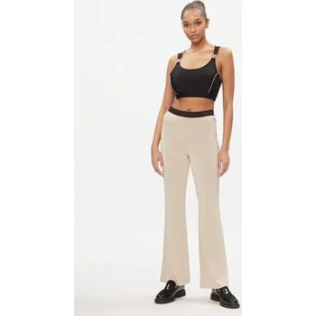 Liu Jo Sport Kalhoty z materiálu TA4011 MS014 Béžová Bootcut Fit S