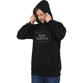 Pánská mikina mikina Horsefeathers Label - Black M