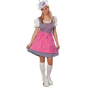 Karnevalový kostým Rubies Deutschland Dámský kostým dirndl modrý - velikost 40