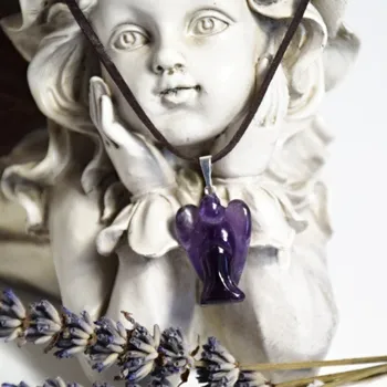Přívěsek AMETYST ANDĚL PŘÍVĚS